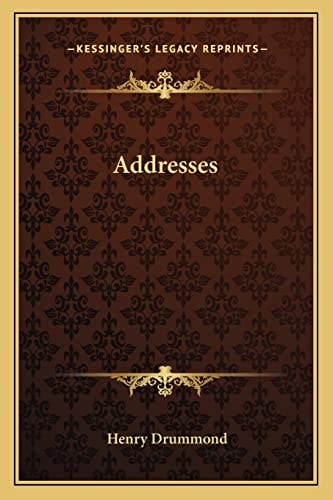 Addresses
