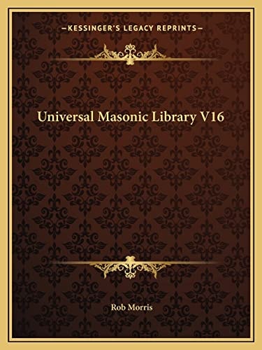 Universal Masonic Library V16