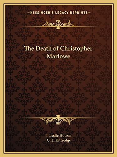 The Death of Christopher Marlowe