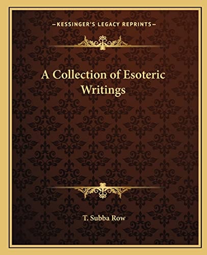 A Collection of Esoteric Writings