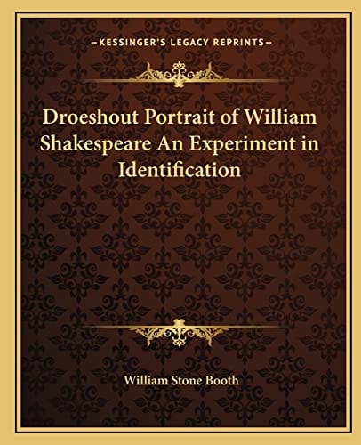Droeshout Portrait of William Shakespeare An Experiment in Identification
