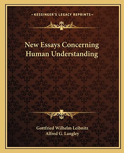 New Essays Concerning Human Understanding