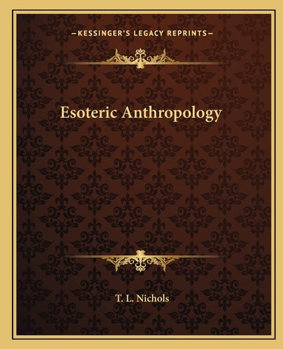 Esoteric Anthropology