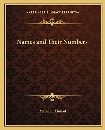 Names and Their Numbers