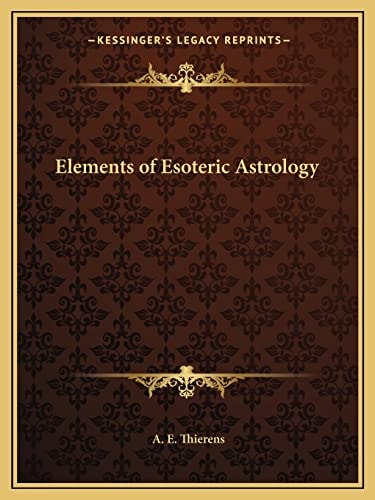 Elements of Esoteric Astrology