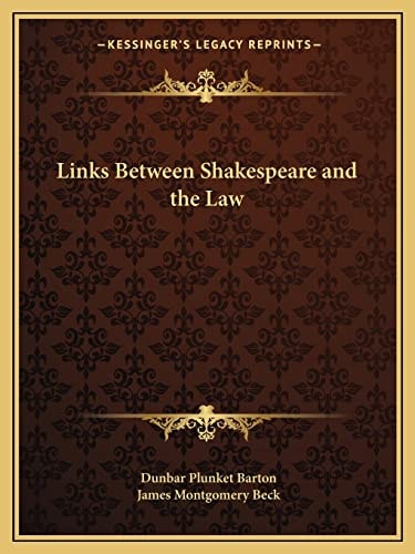 Links Between Shakespeare and the Law