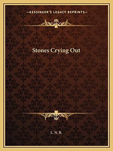 Stones Crying Out