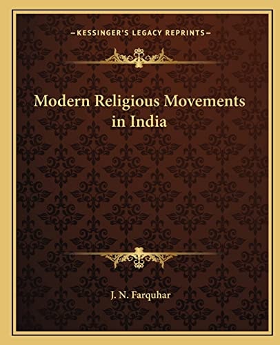 Modern Religious Movements in India