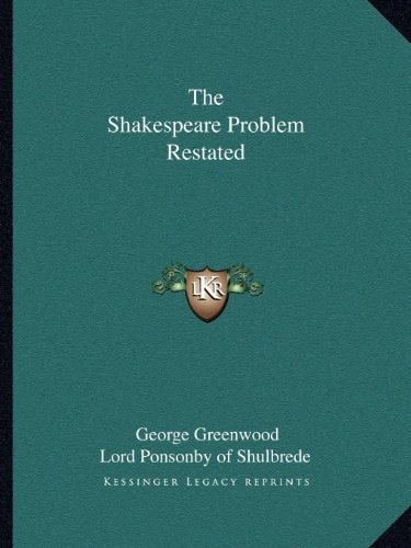 The Shakespeare Problem Restated