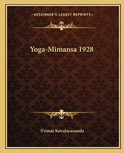 Yoga-Mimansa 1928