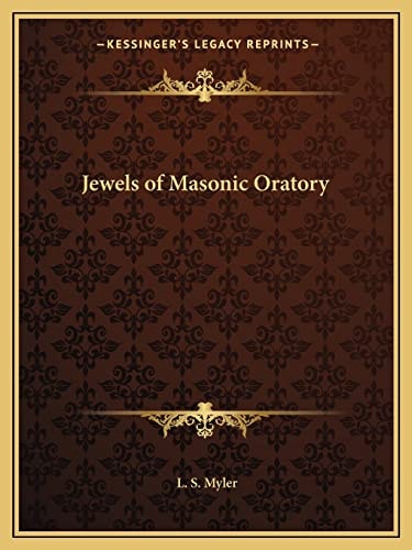 Jewels of Masonic Oratory
