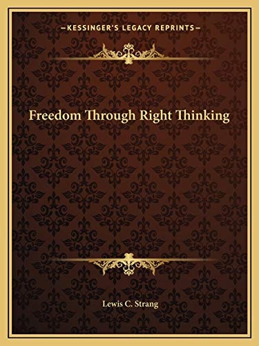 Freedom Through Right Thinking