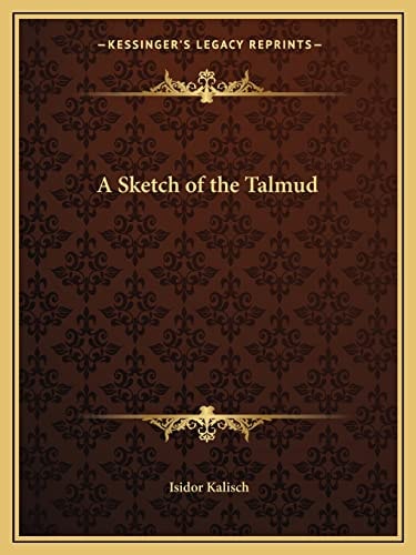 A Sketch of the Talmud