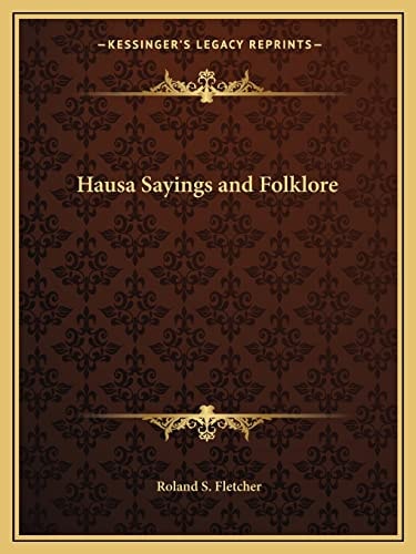 Hausa Sayings and Folklore