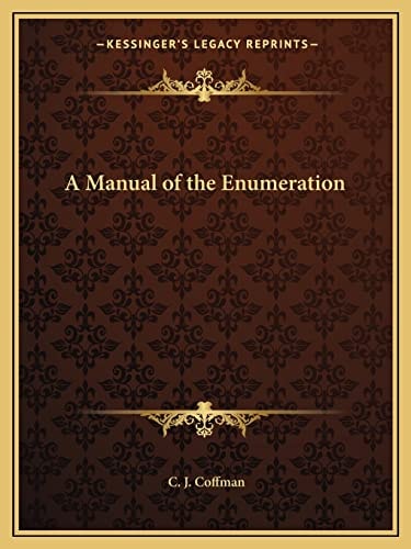 A Manual of the Enumeration