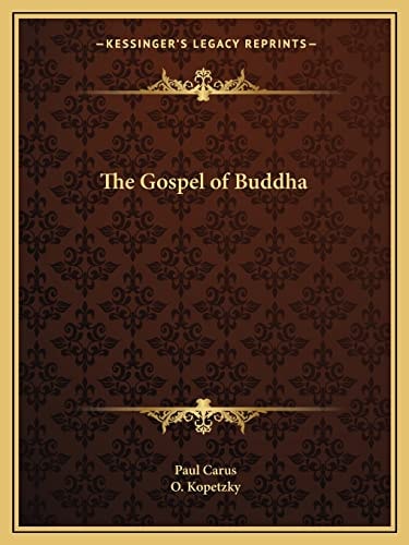 The Gospel of Buddha