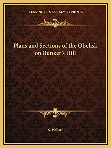 Plans and Sections of the Obelisk on Bunker's Hill