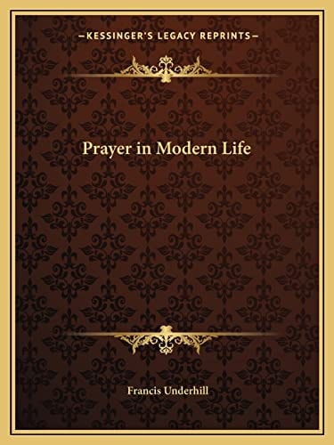 Prayer in Modern Life
