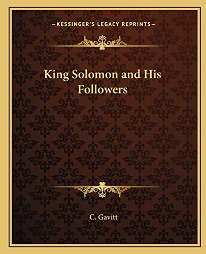 King Solomon and His Followers