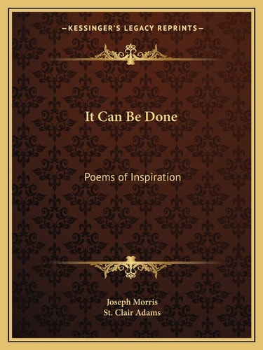It Can Be Done: Poems of Inspiration