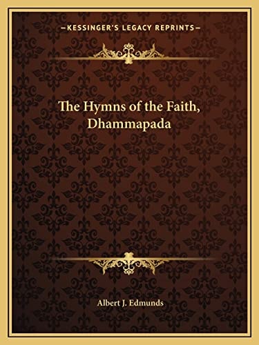 The Hymns of the Faith, Dhammapada