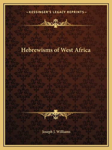Hebrewisms of West Africa