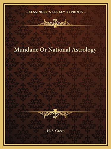 Mundane Or National Astrology
