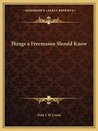 Things a Freemason Should Know