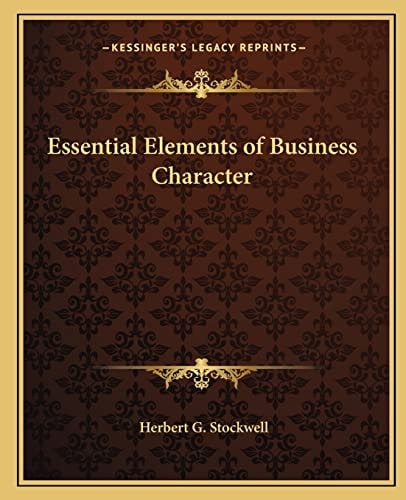 Essential Elements of Business Character