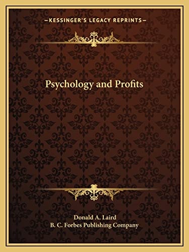 Psychology and Profits