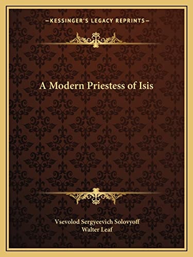 A Modern Priestess of Isis