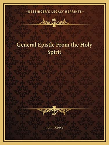 General Epistle From the Holy Spirit
