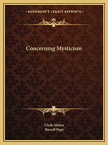 Concerning Mysticism