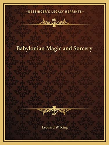 Babylonian Magic and Sorcery