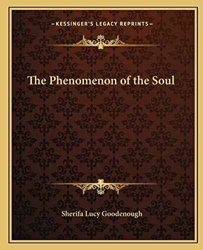 The Phenomenon of the Soul
