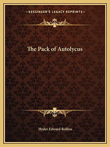 The Pack of Autolycus