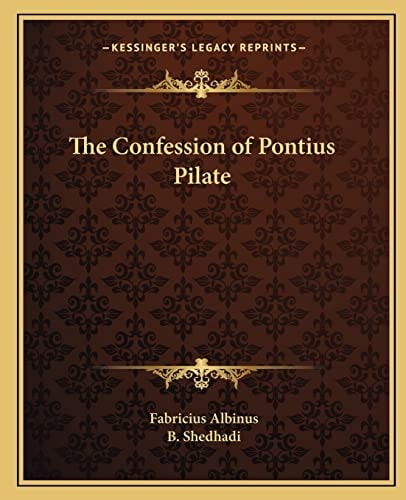 The Confession of Pontius Pilate