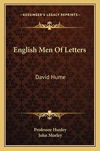 English Men Of Letters: David Hume