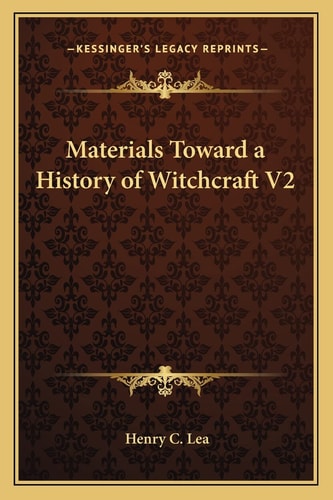 Materials Toward a History of Witchcraft V2