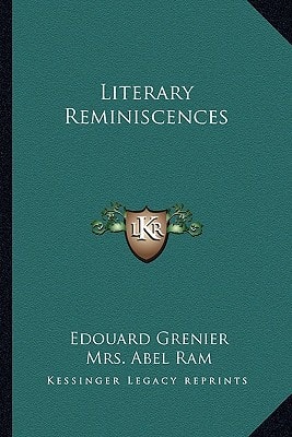 Literary Reminiscences