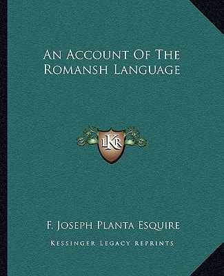 An Account Of The Romansh Language