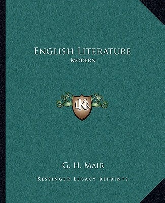 English Literature: Modern
