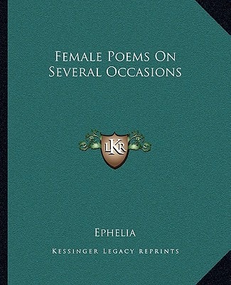 Female Poems On Several Occasions