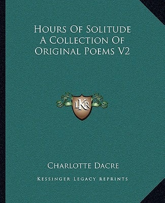 Hours Of Solitude A Collection Of Original Poems V2