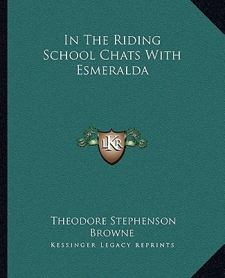 In The Riding School Chats With Esmeralda