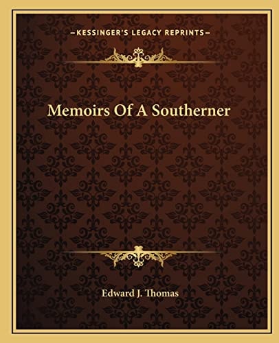 Memoirs Of A Southerner