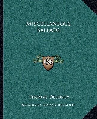 Miscellaneous Ballads