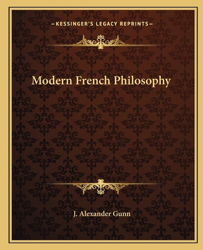 Modern French Philosophy