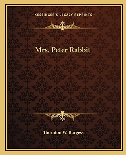 Mrs. Peter Rabbit