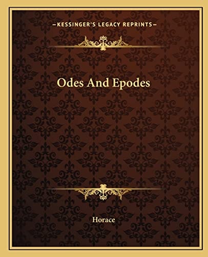 Odes And Epodes